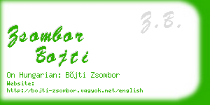 zsombor bojti business card
